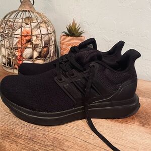 Kids black Adidas Trainers